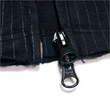 (designers) 2000'S～ PPFM PAYTON PLACE FOR MEN STRIPED ZIP UP SHORT SLEEVE CARDIGAN