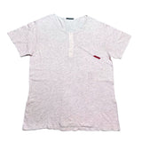(designers) 1990'S～ MARITHE FRANCOIS GIRBAUD DIAGONAL POCKET STYLE HENLEY NECK T-SHIRT