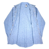(VINTAGE) 1980'S～ MADE IN USA WRANGLER CHAMBRAY WESTERN SHIRT