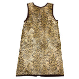 (vintage) 1980'S～ UNKNOWN LEOPARD PATTERN LONG LENGTH FAUX FUR VEST