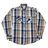(boro) 1980'S～ MADE IN USA FIVE BROTHER PLAID PATTERN HEAVY FLANNEL SHIRT
