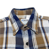 (boro) 1980'S～ MADE IN USA FIVE BROTHER PLAID PATTERN HEAVY FLANNEL SHIRT