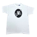 (t-shirt) 1985 MADE IN USA GREAT MAN EDMOND HALLEY PORTRAIT & HALLEY'S COMET PRINT T-SHIRT