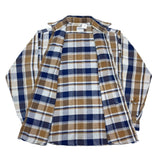 (boro) 1980'S～ MADE IN USA FIVE BROTHER PLAID PATTERN HEAVY FLANNEL SHIRT