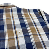(boro) 1980'S～ MADE IN USA FIVE BROTHER PLAID PATTERN HEAVY FLANNEL SHIRT
