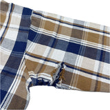 (boro) 1980'S～ MADE IN USA FIVE BROTHER PLAID PATTERN HEAVY FLANNEL SHIRT