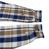 (boro) 1980'S～ MADE IN USA FIVE BROTHER PLAID PATTERN HEAVY FLANNEL SHIRT