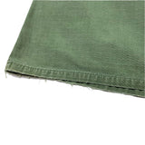 (vintage) 1968 US ARMY JUGLE FATIGUE 4th RIP STOP JACKET WITH NAVY PATCH, SEABEES EMBROIDERY