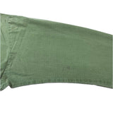 (vintage) 1968 US ARMY JUGLE FATIGUE 4th RIP STOP JACKET WITH NAVY PATCH, SEABEES EMBROIDERY