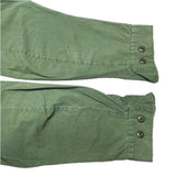 (vintage) 1968 US ARMY JUGLE FATIGUE 4th RIP STOP JACKET WITH NAVY PATCH, SEABEES EMBROIDERY