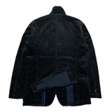 (vintage) 2004 Levi's MOVIN' ON CHANGE BUTTON CORDUROY 2WAY JACKET WITH CHIN STRAP