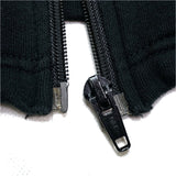 (designers) 1990'S～ MADE IN ITALY ICEBERG LAYERED STYLE ZIP UP HOODIE SWEAT SHIRT WITH HOOD LOGO PATCHED