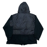 (designers) 1990'S～ MADE IN ITALY ICEBERG LAYERED STYLE ZIP UP HOODIE SWEAT SHIRT WITH HOOD LOGO PATCHED