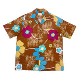 (vintage) 1970'S～ IORANI Hawaii LARGE FLORAL PATTERN COTTON HAWAIIAN SHIRT