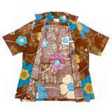 (vintage) 1970'S～ IORANI Hawaii LARGE FLORAL PATTERN COTTON HAWAIIAN SHIRT
