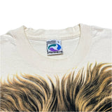 (t-shirt) DEAD STOCK NEW 1994 MADE IN USA LIQUID BLUE LION DOUBLE SIDED PRINT T-SHIRT