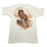 (t-shirt) DEAD STOCK NEW 1994 MADE IN USA LIQUID BLUE LION DOUBLE SIDED PRINT T-SHIRT