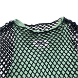 (designers) 2018 MADE IN ITALY MAISON MARGIELA MM6 MESH TOPS WITH TANK TOP