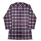 (designers) 2016 PHENOMENON PLAID PATTERN LONG LENGTH MESH CARDIGAN