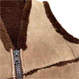 (VINTAGE) 1980'S～ UNKNOWN SHEEPSKIN SHEARLING VEST