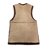 (VINTAGE) 1980'S～ UNKNOWN SHEEPSKIN SHEARLING VEST
