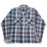 (VINTAGE) 1960'S～ E&W Sports Apparel PLAID PATTERN COTTON LOOP COLLAR BOX SHIRT