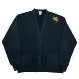 (vintage) 1990'S～ JERZEES ANGEL EMBROIDERED SWEAT CARDIGAN WITH PATCH POCKET