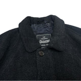 (VINTAGE) 1990'S～ MADE IN ENGLAND Gloverall HERRINGBONE WOOL BALMACAAN COAT