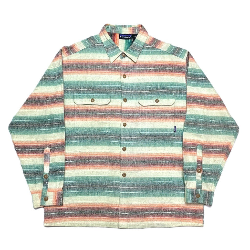 vintage) 1994 MADE IN PORTUGAL PATAGONIA SUNNY STRIPE FLANNEL