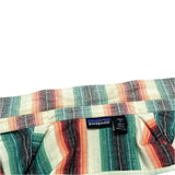(vintage) 1994 MADE IN PORTUGAL PATAGONIA SUNNY STRIPE FLANNEL SHIRT F4