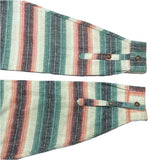 (vintage) 1994 MADE IN PORTUGAL PATAGONIA SUNNY STRIPE FLANNEL SHIRT F4