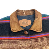 (VINTAGE) 1980'S～ WOOLRICH NATIVE STRIPED PATTERN WOOL JACKET