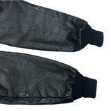 (VINTAGE) 1990'S～ MADE IN USA Albion SLEEVE LEATHER PLAIN VARSITY JACKET