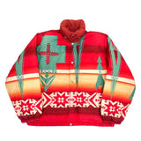 (VINTAGE) 1990'S～ MADE IN SINGAPORE POLO RALPH LAUREN NATIVE PATTERN DOWN JACKET AS IS