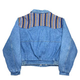 (VINTAGE) 1990'S～ UNKNOWN PANELEDE DESIGN DOUBLE BREASTED DENIM JACKET