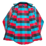 (VINTAGE) 1980'S～ Wrangler BLOCK CHECKERED HEAVY FLANNEL WESTERN SHIRT