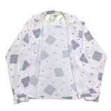 (vintage) 1950'S～ CLADRITE SPORTSWEAR ATOMIC PATTERN RAYON LOOP COLLAR BOX SHIRT