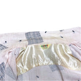 (vintage) 1950'S～ CLADRITE SPORTSWEAR ATOMIC PATTERN RAYON LOOP COLLAR BOX SHIRT