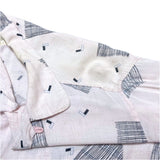 (vintage) 1950'S～ CLADRITE SPORTSWEAR ATOMIC PATTERN RAYON LOOP COLLAR BOX SHIRT