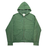 (VINTAGE) 2000'S～ J.CREW LINED THERMAL ZIP UP HOODIE SWEAT SHIRT