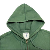 (VINTAGE) 2000'S～ J.CREW LINED THERMAL ZIP UP HOODIE SWEAT SHIRT
