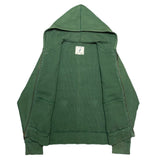 (VINTAGE) 2000'S～ J.CREW LINED THERMAL ZIP UP HOODIE SWEAT SHIRT