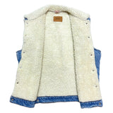 (VINTAGE) 1980'S～ Levi's WHITE TAB 4 POCKET DENIM SHERPA VEST