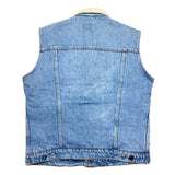 (VINTAGE) 1980'S～ Levi's WHITE TAB 4 POCKET DENIM SHERPA VEST