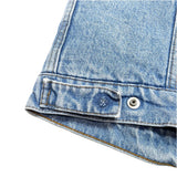 (VINTAGE) 1980'S～ Levi's WHITE TAB 4 POCKET DENIM SHERPA VEST