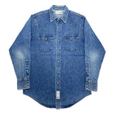 (VINTAGE) 1980'S～ MADE IN USA ROEBUCKS DENIM WESTERN SHIRT