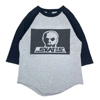 (T-SHIRT) 2000'S～ MADE IN CANADA SKULL SKATES DOUBLE SIDED PRINT RAGLAN SLEEVE T-SHIRT