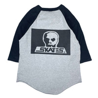 (T-SHIRT) 2000'S～ MADE IN CANADA SKULL SKATES DOUBLE SIDED PRINT RAGLAN SLEEVE T-SHIRT