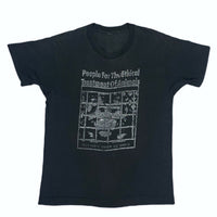 (T-SHIRT) 1980'S～ PETA CHINPANZEE PTINT T-SHIRT