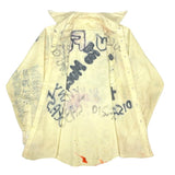 (VINTAGE) 1980'S～ UNKNOWN ALL OVER HAND PAINTED BUTTON DOWN SHIRT